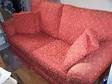 Large Trrracotta sofa and chair Large 2 seater....