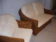 Modern 2 seater conservator settee and chair Both are....